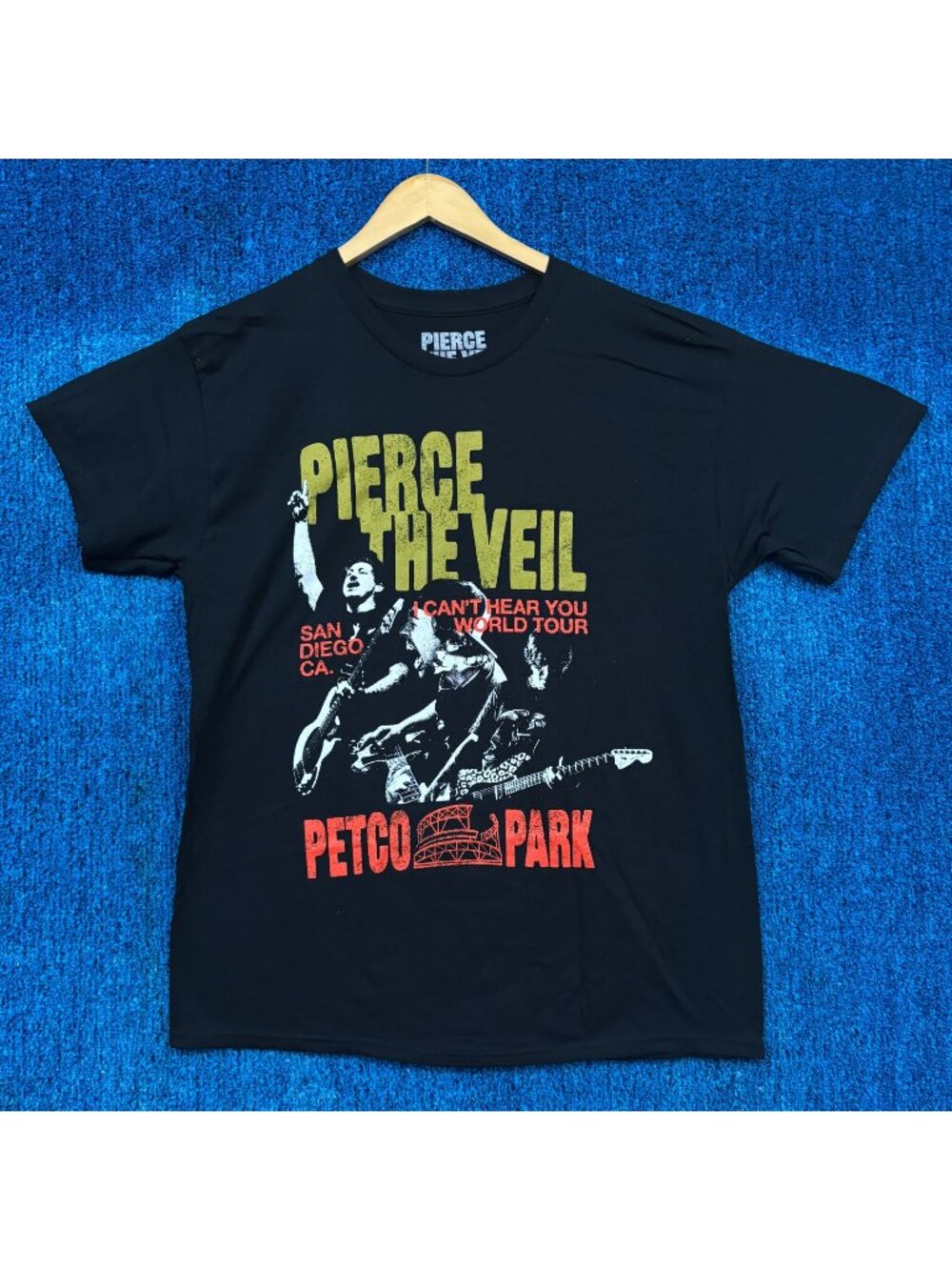 Pierce the Veil I Cant Hear You World Tour Petco Park Tee L